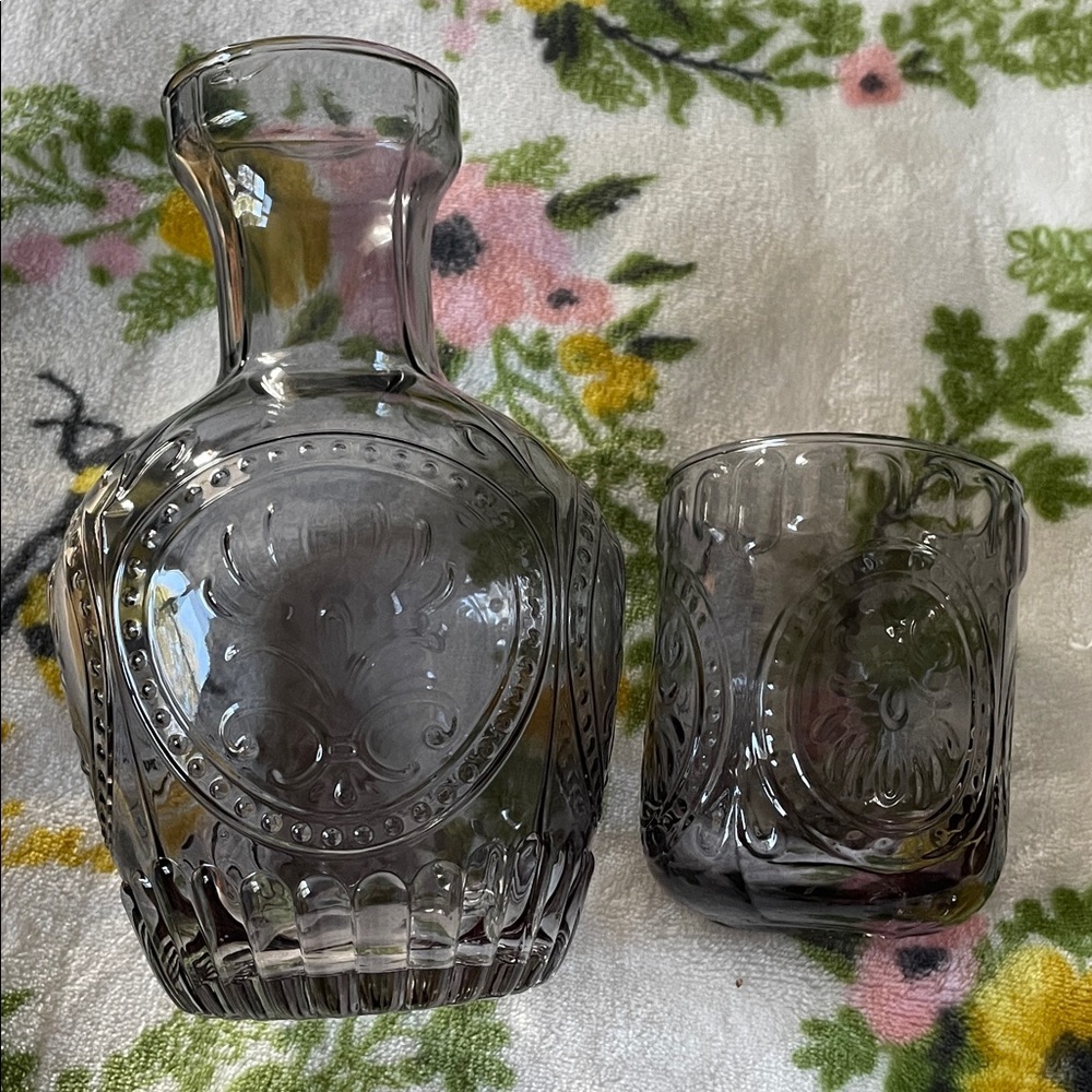 Elegant Glass Decanter and Tumbler Set